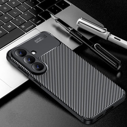 Étui pour Samsung Galaxy S26 Plus S947, Techsuit, CarbonFiber, Noir