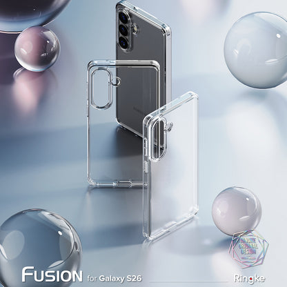 Étui pour Samsung Galaxy S26, Ringke, Fusion, Mat Transparent