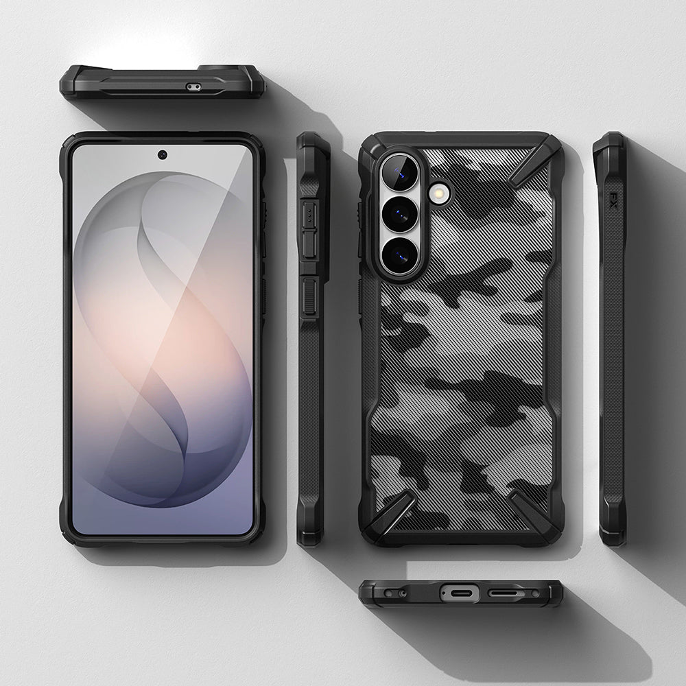 Étui pour Samsung Galaxy S26, Ringke, Fusion X, Camouflage