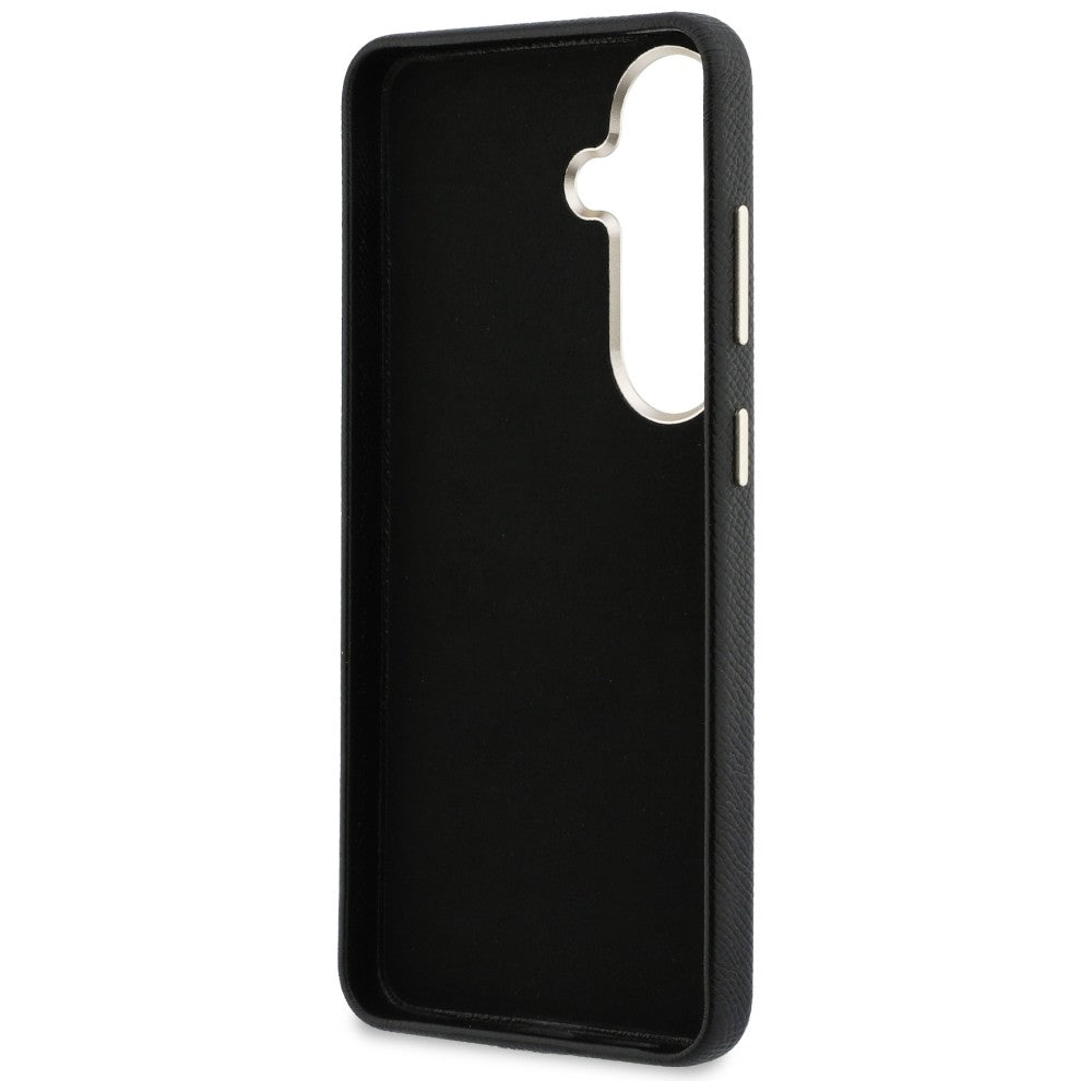Case for Samsung Galaxy S26 S942, Guess, 4G Grained Big and Classic Logo, Black