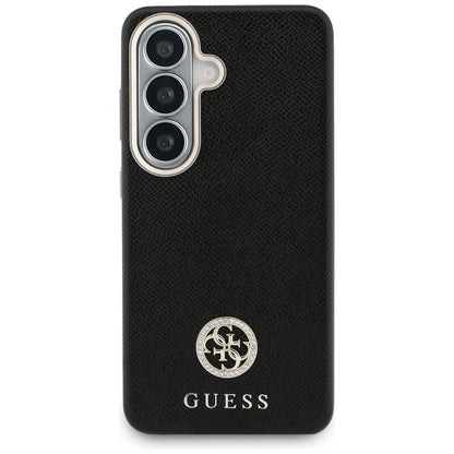 Housse pour Samsung Galaxy S26 S942, Guess, Rhinestone Round Logo, Noire