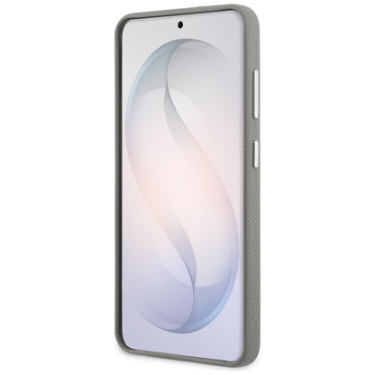 Étui pour Samsung Galaxy S26 S942, Karl Lagerfeld, Saffiano Karl & Choupette's Head Pin, Gris