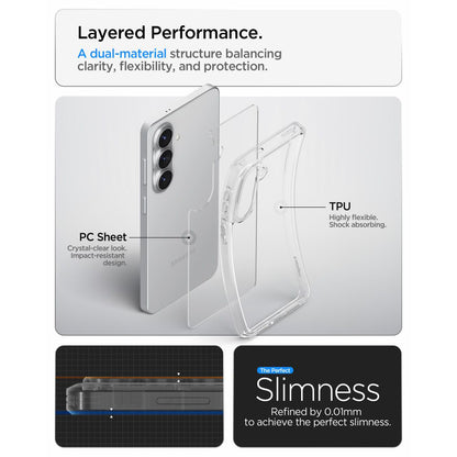 Étui pour Samsung Galaxy S26 S942, Spigen, Ultra Hybrid, Transparent ACS10732