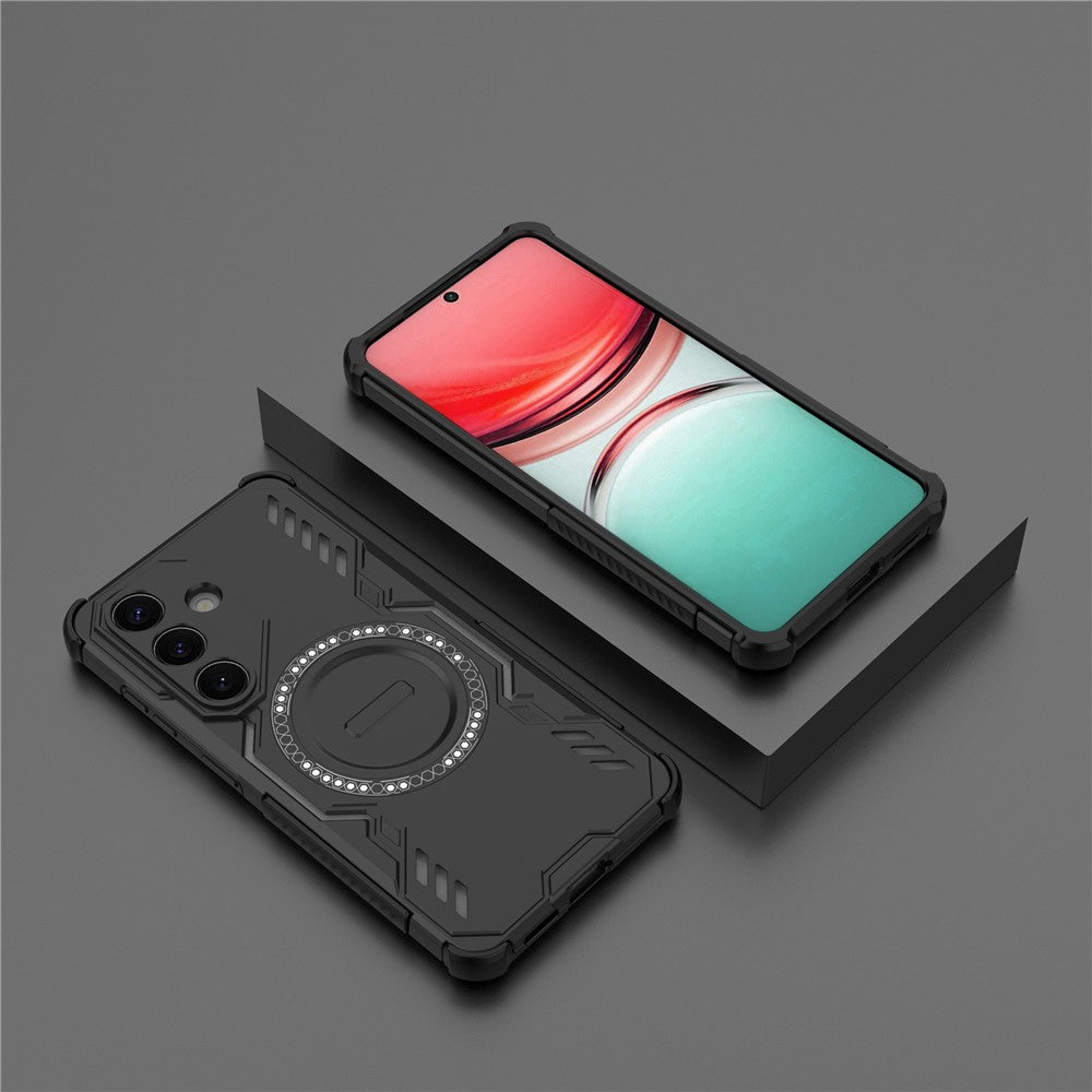 Étui MagSafe pour Samsung Galaxy S26 S942, Techsuit, ArmorMag, Noir