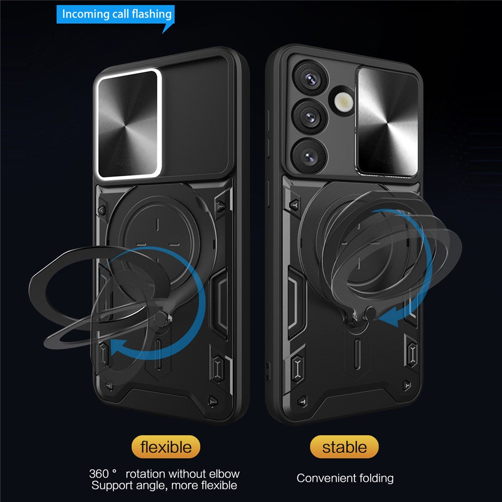 Case for Samsung Galaxy S26, Techsuit, CamGuard Pro, Rose Gold