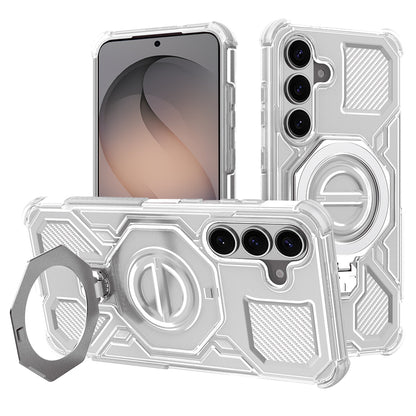 Étui pour Samsung Galaxy S26 S942, Techsuit, Carbon Shield Pro, Blanc