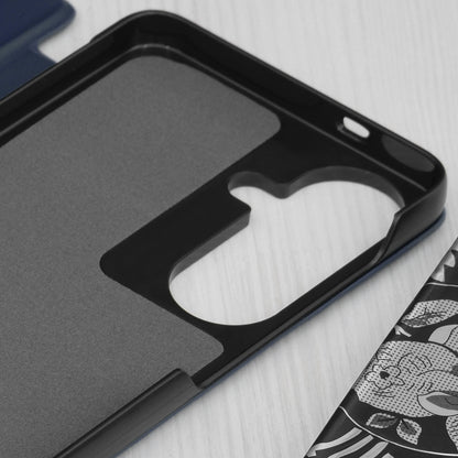 Étui pour Samsung Galaxy S26 S942, Techsuit, eFold, Bleu Foncé
