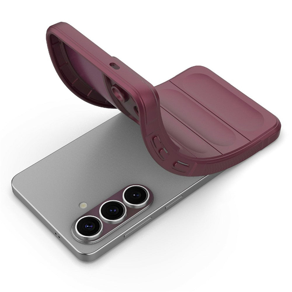 Coque pour Samsung Galaxy S26 S942, Techsuit, Magic Shield, Bordeaux