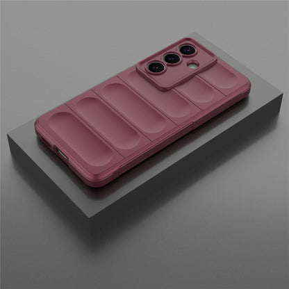 Coque pour Samsung Galaxy S26 S942, Techsuit, Magic Shield, Bordeaux