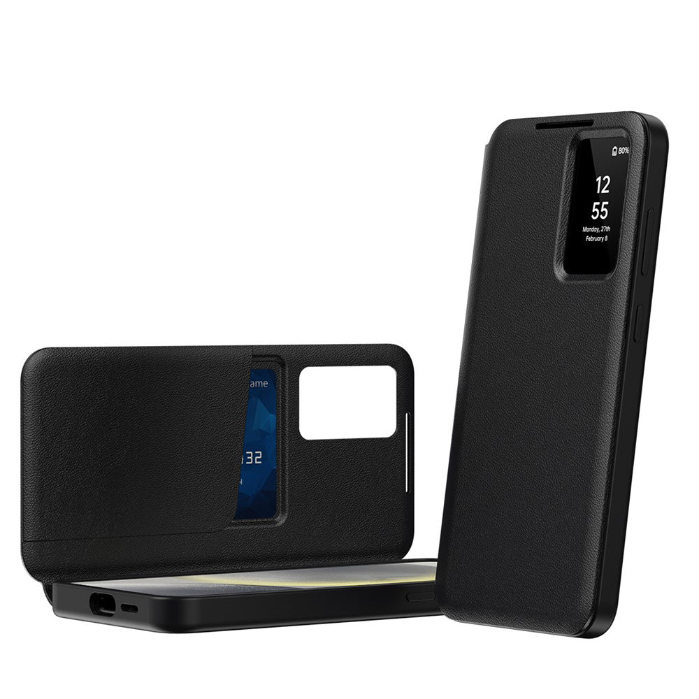 Étui pour Samsung Galaxy S26 S942, Techsuit, SmartView, Noir
