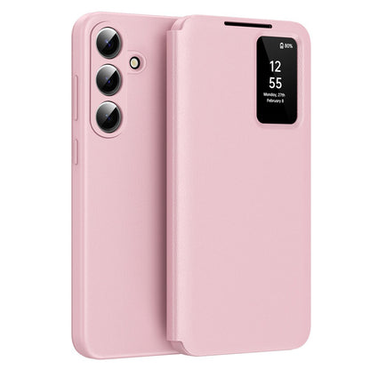 Étui pour Samsung Galaxy S26 S942, Techsuit, SmartView, Rose