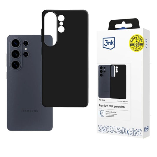 Étui pour Samsung Galaxy S26 Ultra, 3MK, Noir Mat