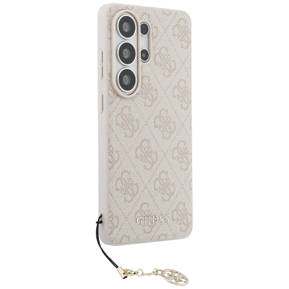 Étui pour Samsung Galaxy S26 Ultra S948, Guess, 4G Classic Logo Charm, Rose