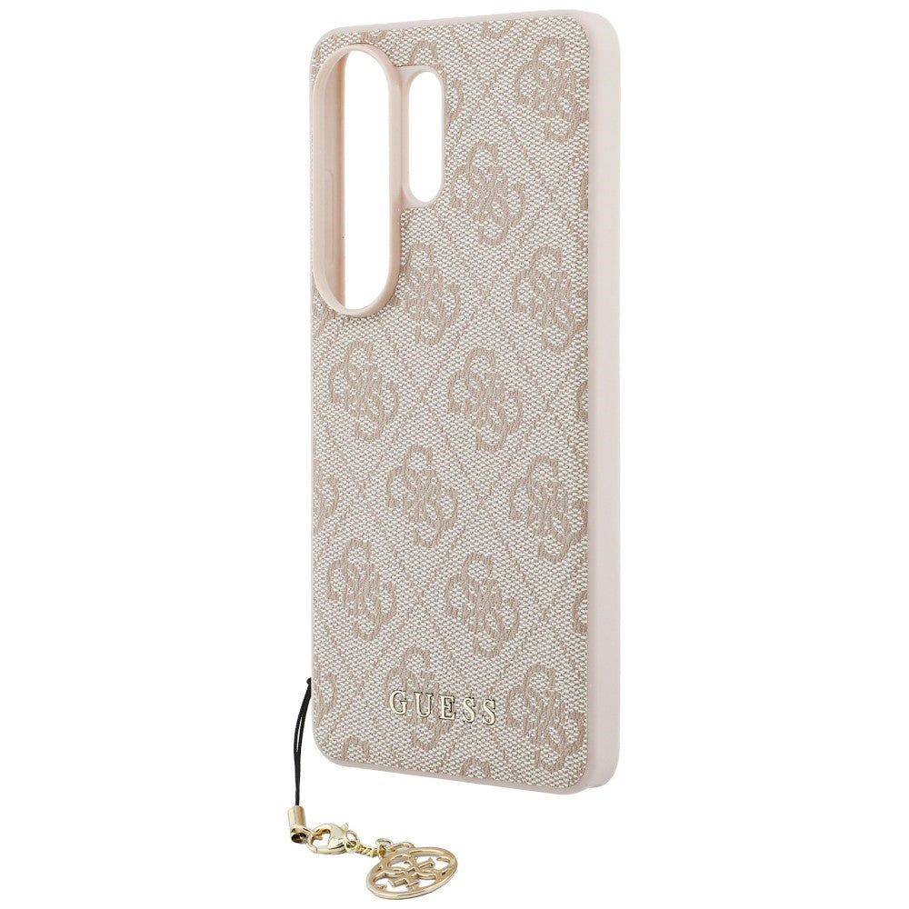 Étui pour Samsung Galaxy S26 Ultra S948, Guess, 4G Classic Logo Charm, Rose