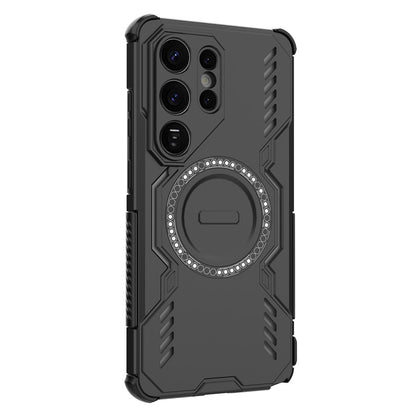 Coque MagSafe pour Samsung Galaxy S26 Ultra S948, Techsuit, ArmorMag, Noire