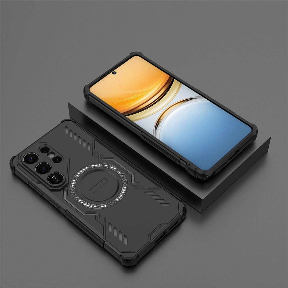 Coque MagSafe pour Samsung Galaxy S26 Ultra S948, Techsuit, ArmorMag, Noire