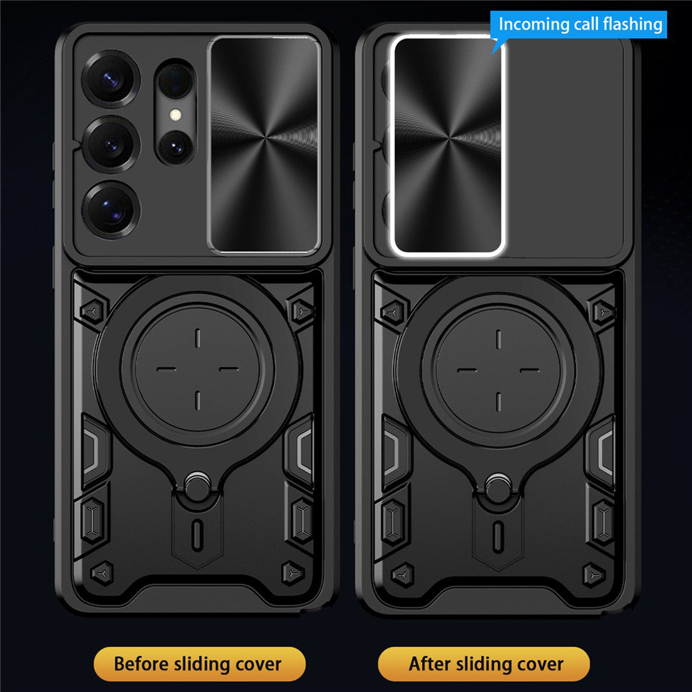 Étui pour Samsung Galaxy S26 Ultra, Techsuit, CamGuard Pro, Rose Doré