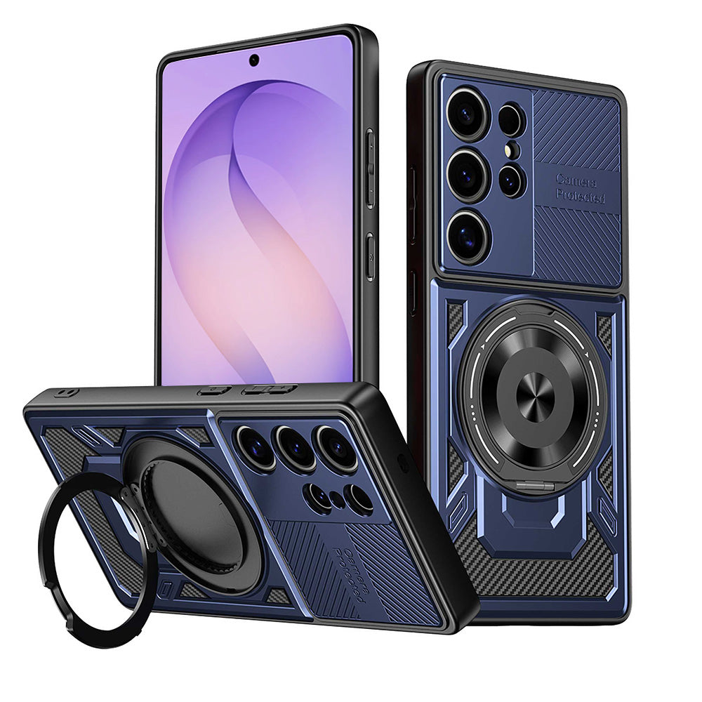 Étui pour Samsung Galaxy S26 Ultra S948, Techsuit, RuggedCam, Bleu