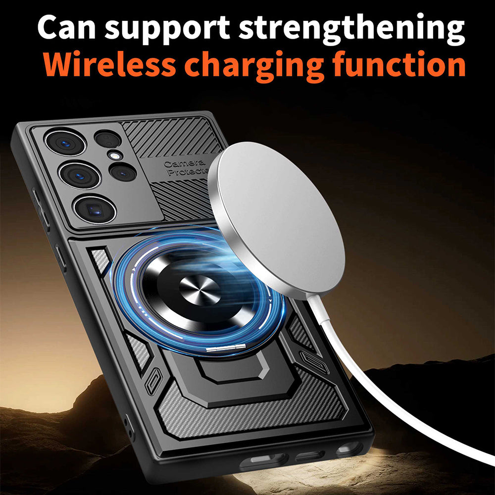 Étui pour Samsung Galaxy S26 Ultra S948, Techsuit, RuggedCam, Bleu