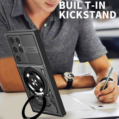 Étui pour Samsung Galaxy S26 Ultra S948, Techsuit, RuggedCam, Bleu