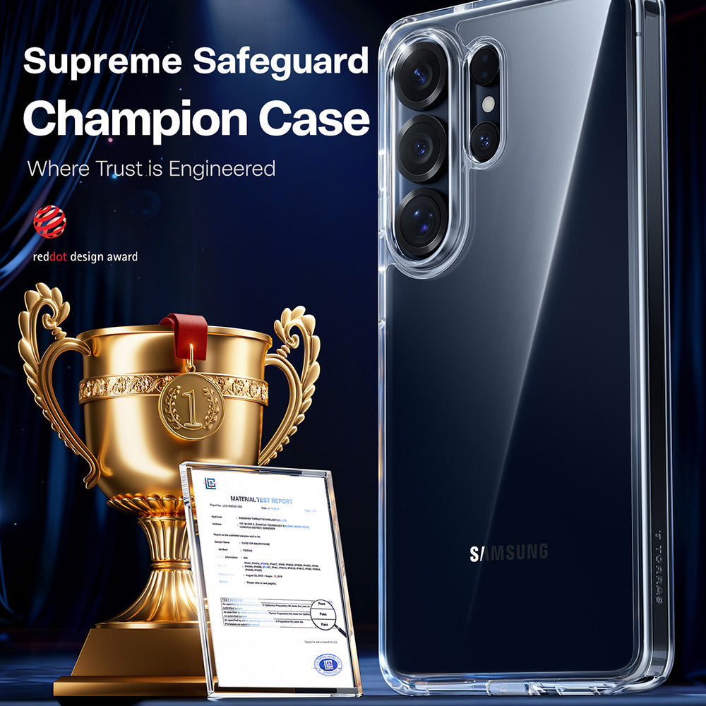 Étui pour Samsung Galaxy S26 Ultra S948, Torras, Guardian, Transparent