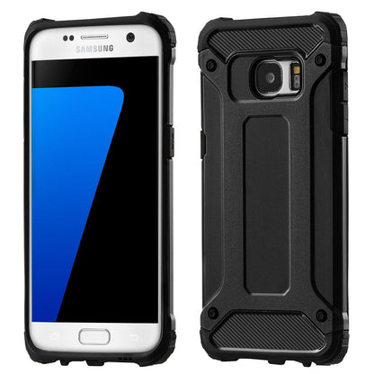 Coque pour Samsung Galaxy S7 edge G935, Techsuit, Hybrid Armor, Noire