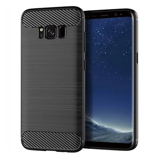 Coque pour Samsung Galaxy S8 G950, Techsuit, Carbone, Noire