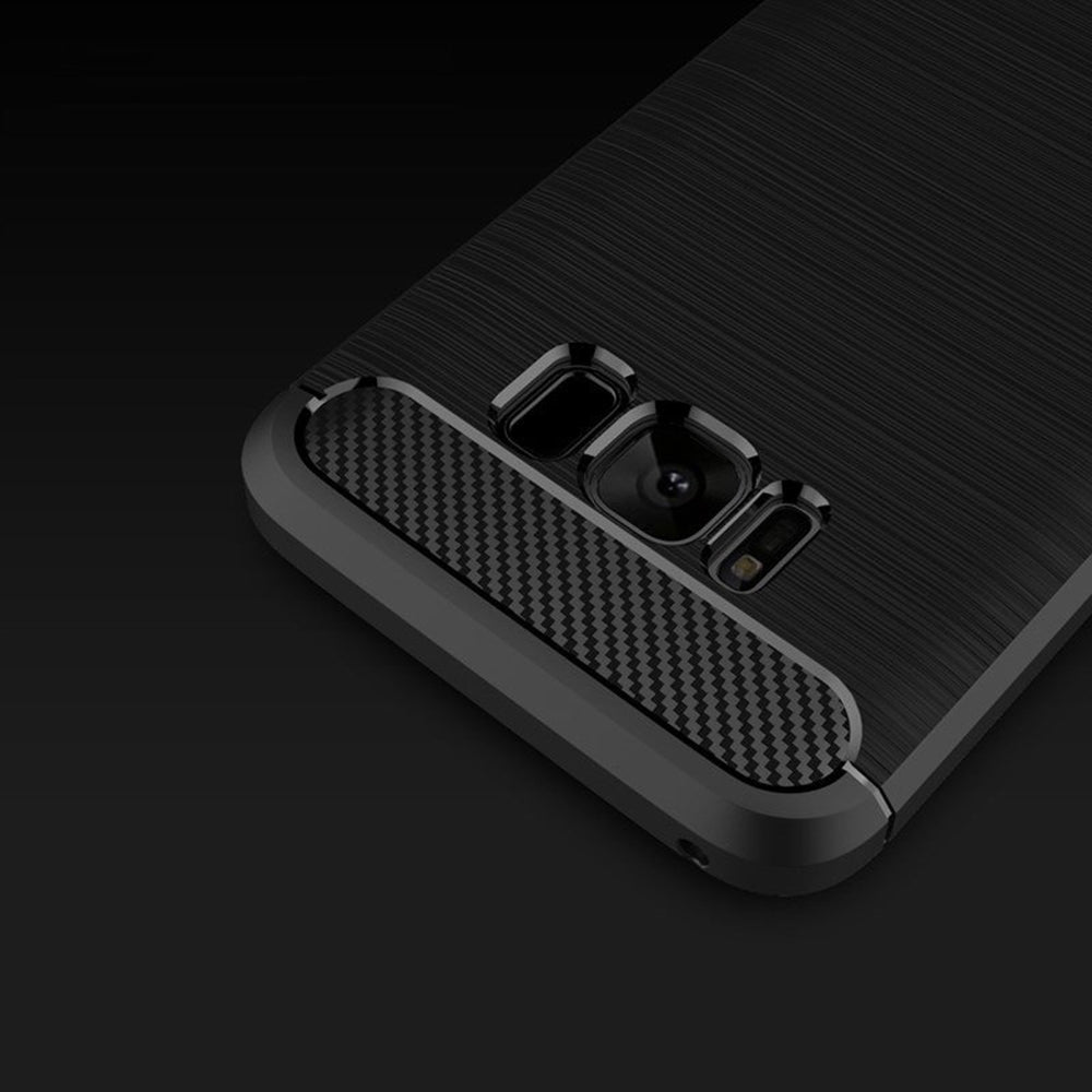 Coque pour Samsung Galaxy S8 G950, Techsuit, Carbone, Noire