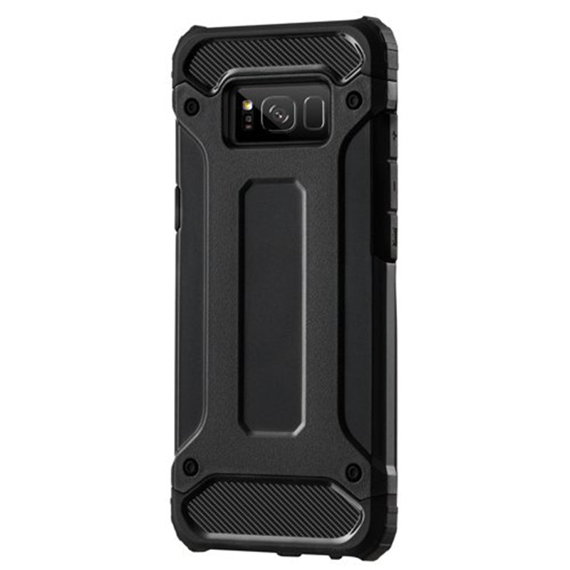 Coque pour Samsung Galaxy S8+ G955, Techsuit, Hybrid Armor, Noire