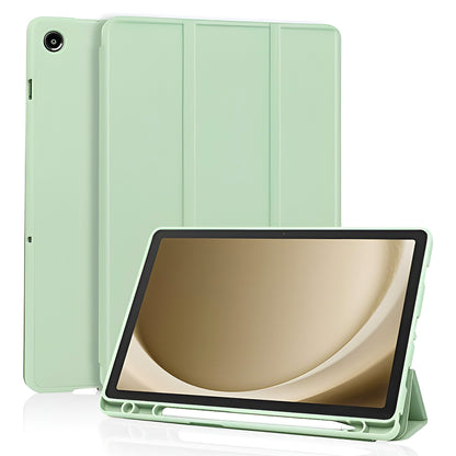 Housse pour Samsung Galaxy Tab A11+ / Tab A9+, Techsuit, Flex Trifold, Vert Matcha