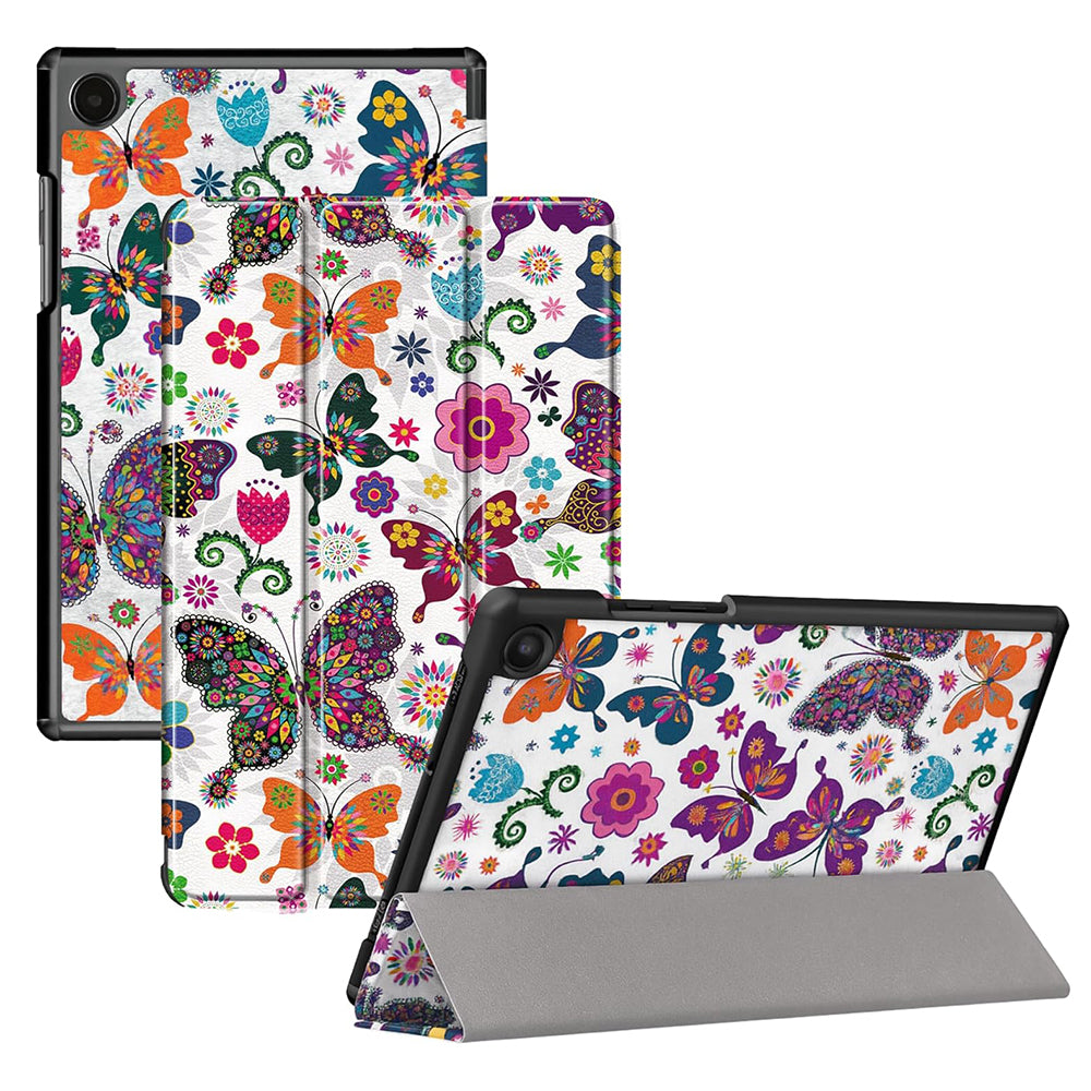 Coque pour Samsung Galaxy Tab A11+ / Tab A9+, Techsuit, FoldPro Butterfly, Multicolore