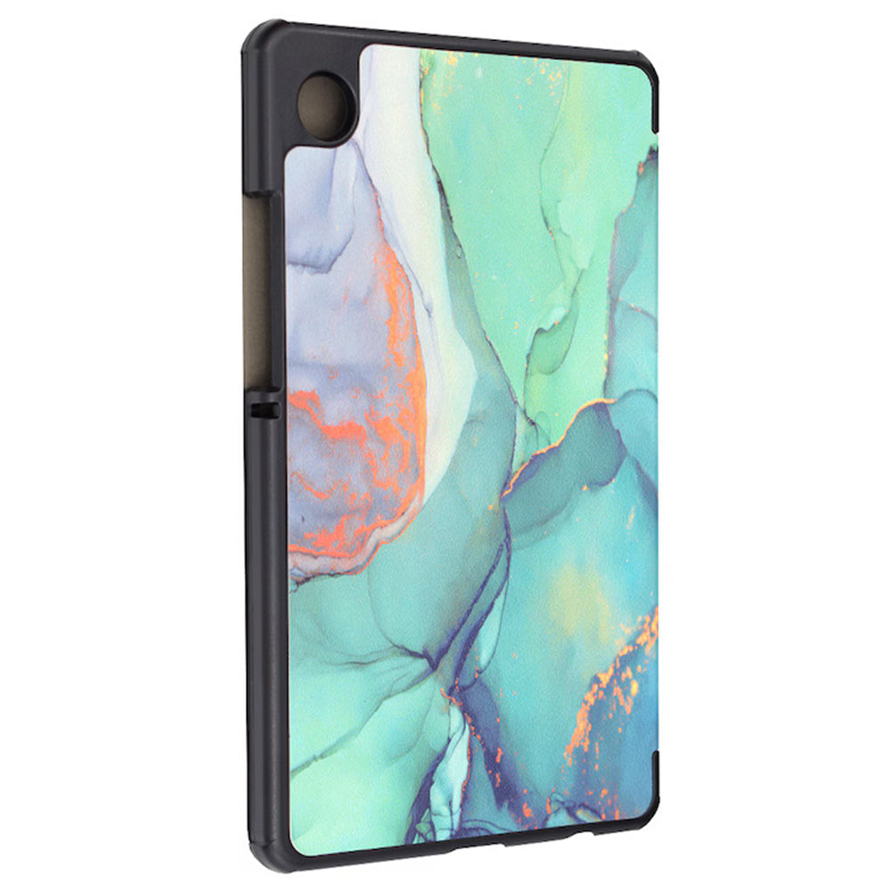 Coque pour Samsung Galaxy Tab A11+ / Tab A9+, Techsuit, FoldPro Green Time, Multicolore