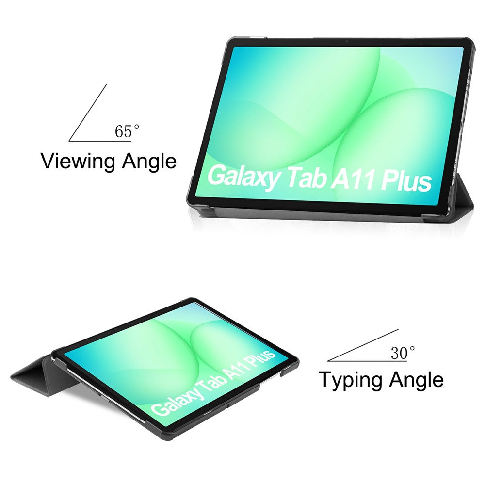 Étui pour Samsung Galaxy Tab A11+ / Tab A9+, Techsuit, FoldPro, Noir