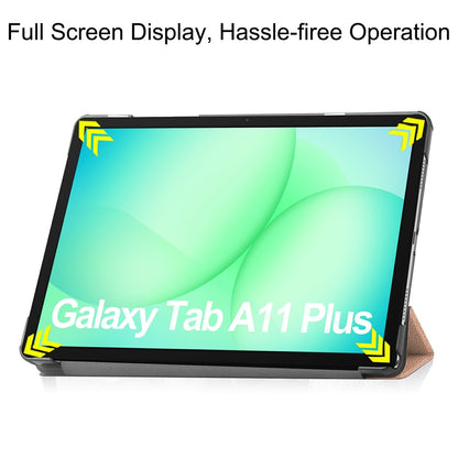Étui pour Samsung Galaxy Tab A11+ / Tab A9+, Techsuit, FoldPro, Rose