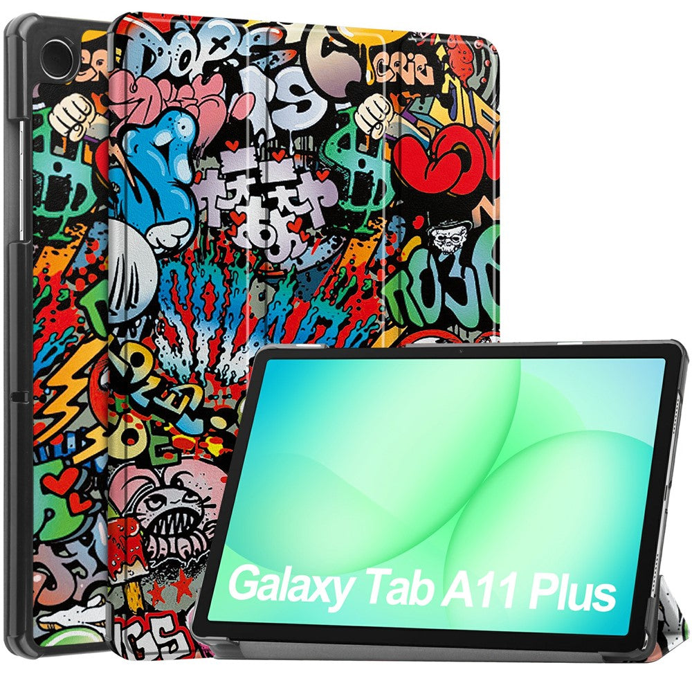 Coque pour Samsung Galaxy Tab A11+ / Tab A9+, Techsuit, FoldPro Urban Vibe, Multicolore