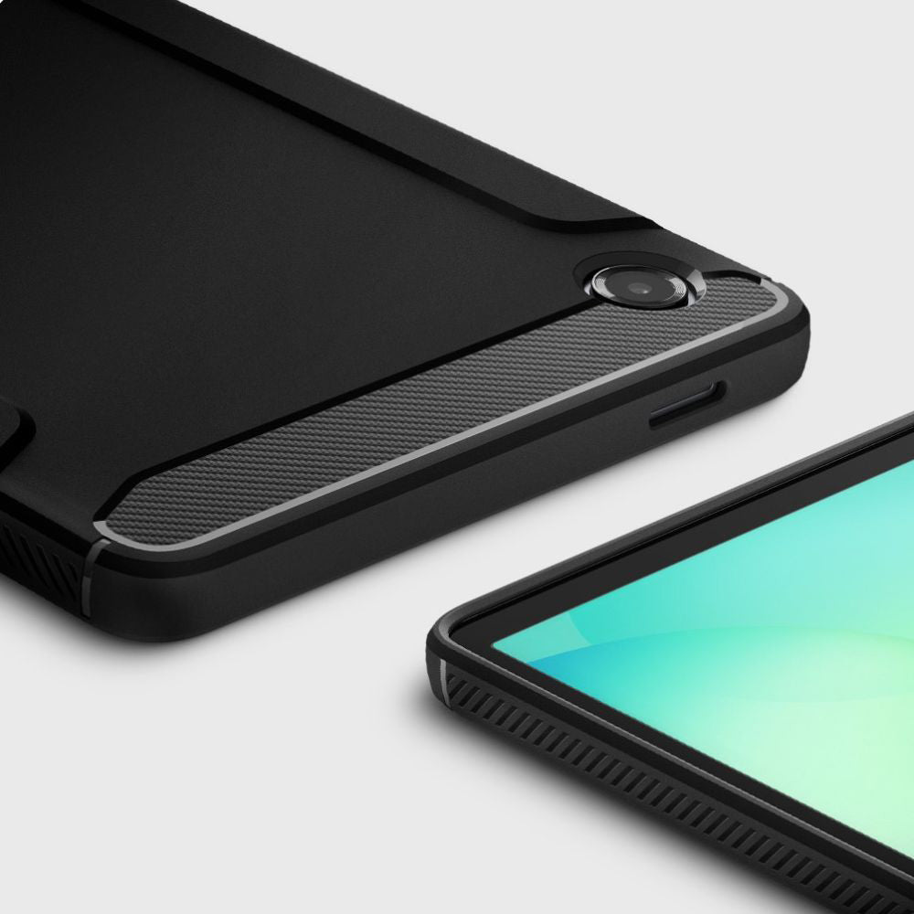 Étui pour Samsung Galaxy Tab A11, Spigen, Rugged Armor, Noir Mat