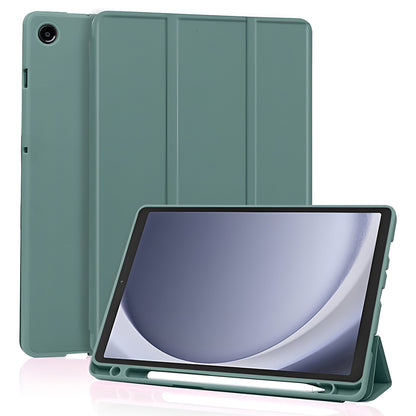 Étui pour Samsung Galaxy Tab A11 / Tab A9, Techsuit, Flex Trifold Nouveau Modèle, Vert