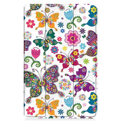 Coque pour Samsung Galaxy Tab A11 / Tab A9, Techsuit, FoldPro Butterfly Nouveau Modèle, Multicolore