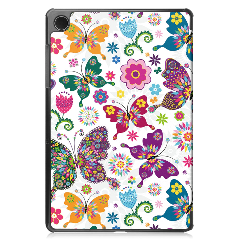 Coque pour Samsung Galaxy Tab A11 / Tab A9, Techsuit, FoldPro Butterfly Nouveau Modèle, Multicolore