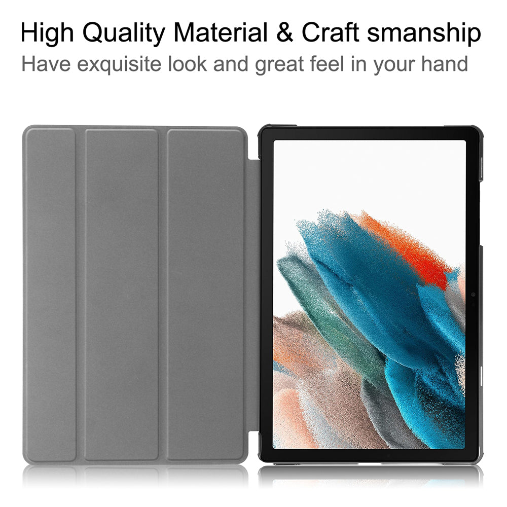 Coque pour Samsung Galaxy Tab A11 / Tab A9, Techsuit, FoldPro Butterfly Nouveau Modèle, Multicolore
