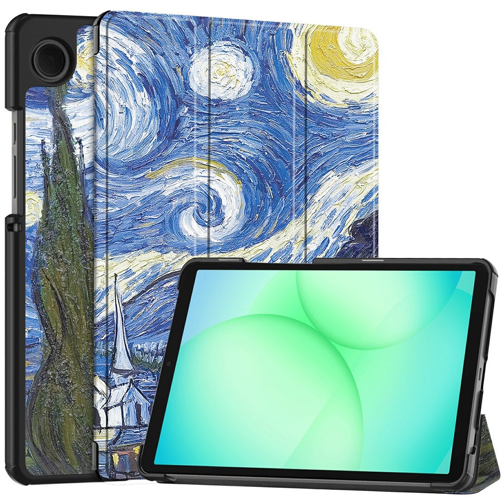 Coque pour Samsung Galaxy Tab A11 / Tab A9, Techsuit, FoldPro Starry Night Nouveau Modèle, Multicolore
