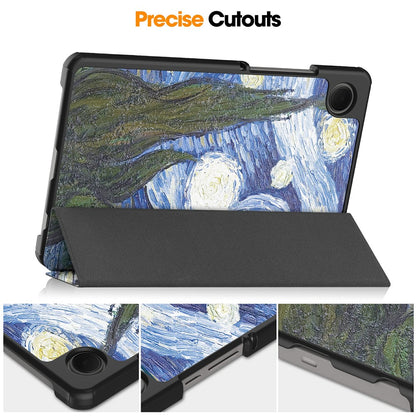 Coque pour Samsung Galaxy Tab A11 / Tab A9, Techsuit, FoldPro Starry Night Nouveau Modèle, Multicolore
