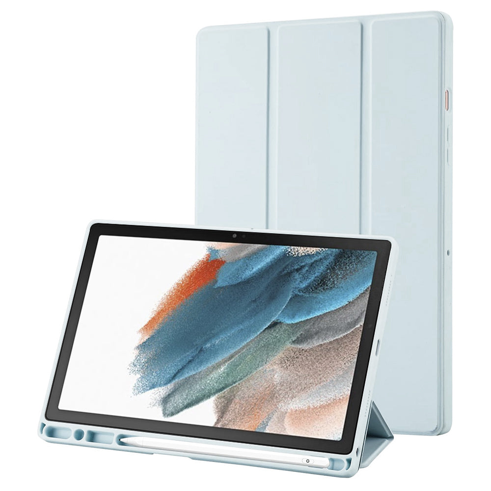 Housse pour Samsung Galaxy Tab A8 10.5 (2021), Techsuit, Flex Trifold, Bleu