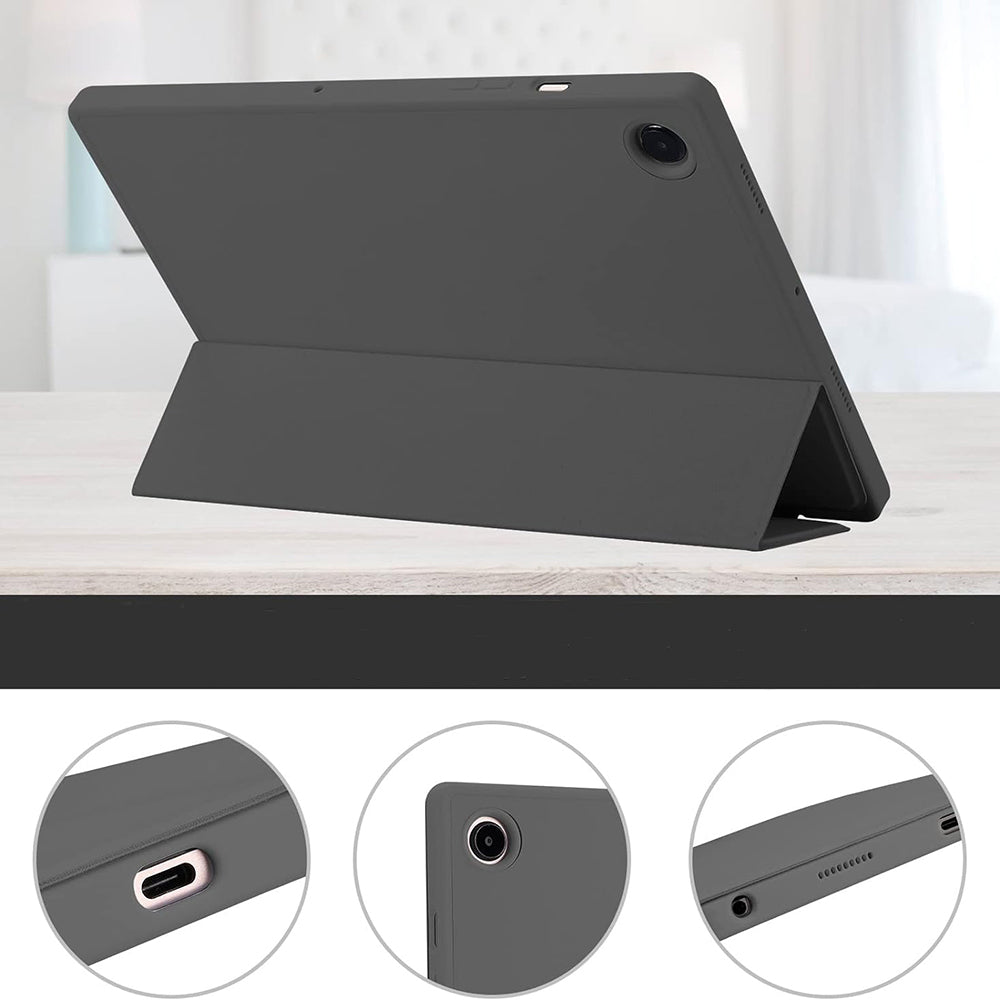 Housse pour Samsung Galaxy Tab A8 10.5 (2021), Techsuit, Flex Trifold, Bleu