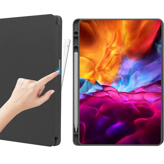 Housse pour Samsung Galaxy Tab A11 / Tab A9, Techsuit, Flex Trifold, Noire