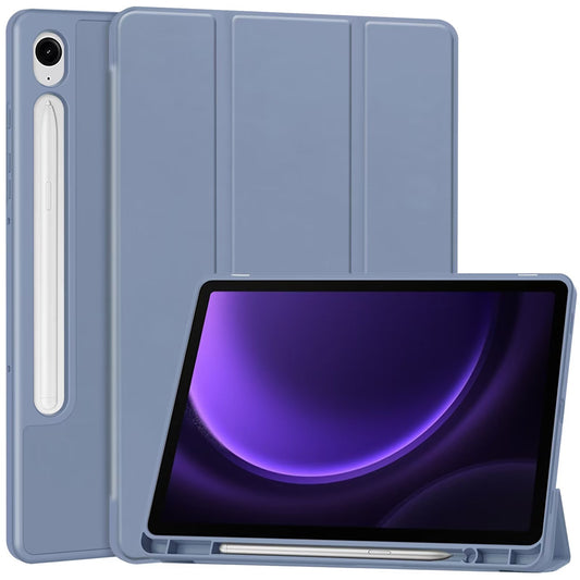 Housse pour Samsung Galaxy Tab S10 FE+, Techsuit, Flex Trifold, Violet