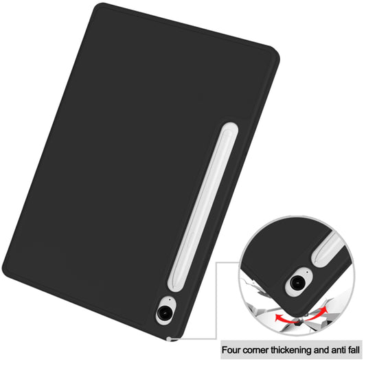 Housse pour Samsung Galaxy Tab S10 FE / Tab S9 FE, Techsuit, Flex Trifold, Noire