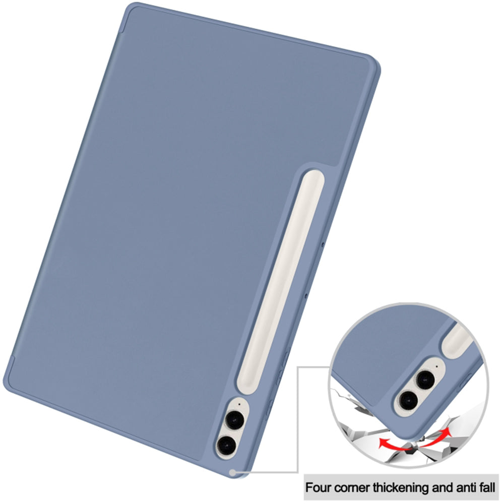 Case for Samsung Galaxy Tab S10+ / Tab S9 FE+ / Tab S9+, Techsuit, Flex Trifold, Gray