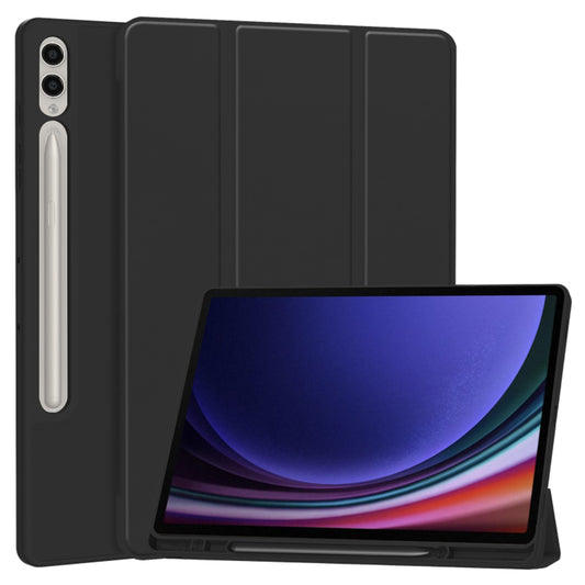 Housse pour Samsung Galaxy Tab S10+ / Tab S9 FE+ / Tab S9+, Techsuit, Flex Trifold, Noire