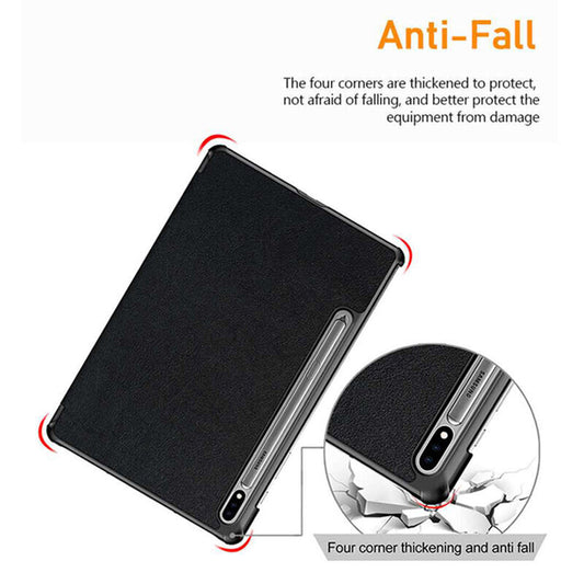 Coque pour Samsung Galaxy Tab S10 Ultra / Tab S9 Ultra / Tab S8 Ultra, Techsuit, FoldPro Unicorn, Multicolore